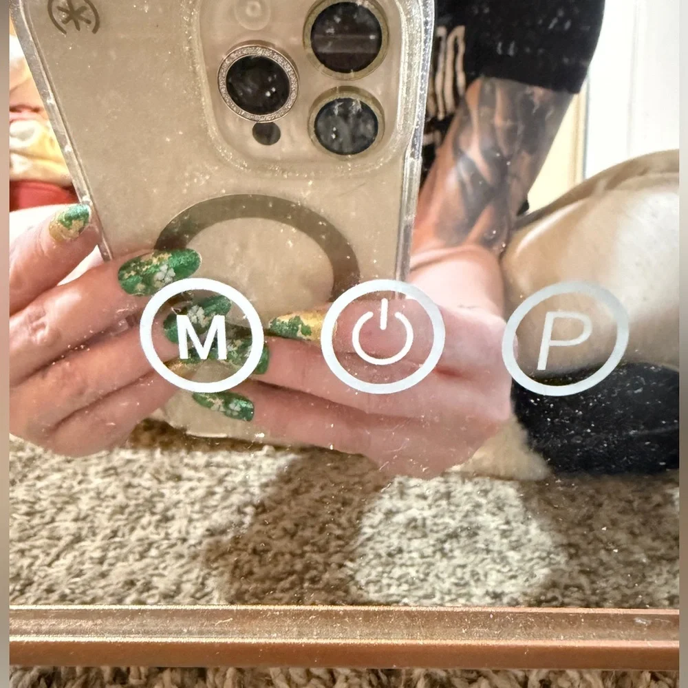 Rose Gold Vanity Mirror with Lights